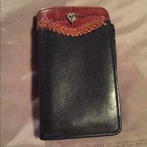 Brighton Two-toned Leather Card Holder / Wallet
