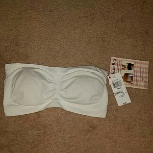 White Bandeau Bra