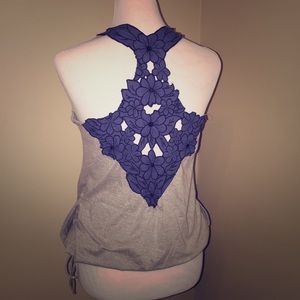 Jersey Top with Floral Detail