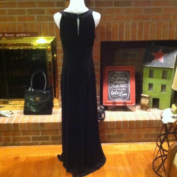 Black Maxi Dress by Signature by Sangria ❤️ - Picture 2 of 4