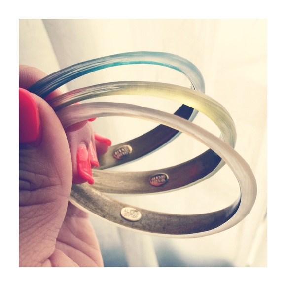 🎉HP🎉 Alexis Bittar Crescent Bangles set - Picture 1 of 4