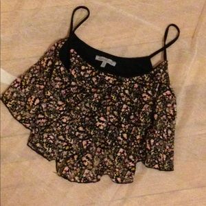 Charlotte Russe floral crop top