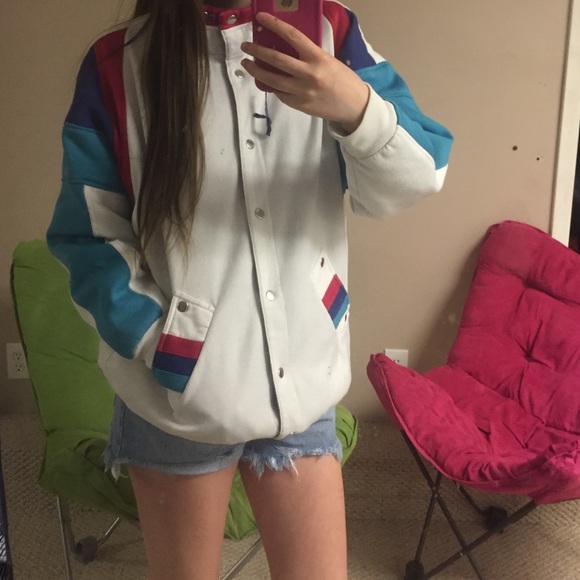 Vintage color block jacket
