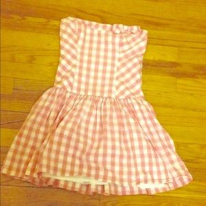 Abercrombie kids checkered dress