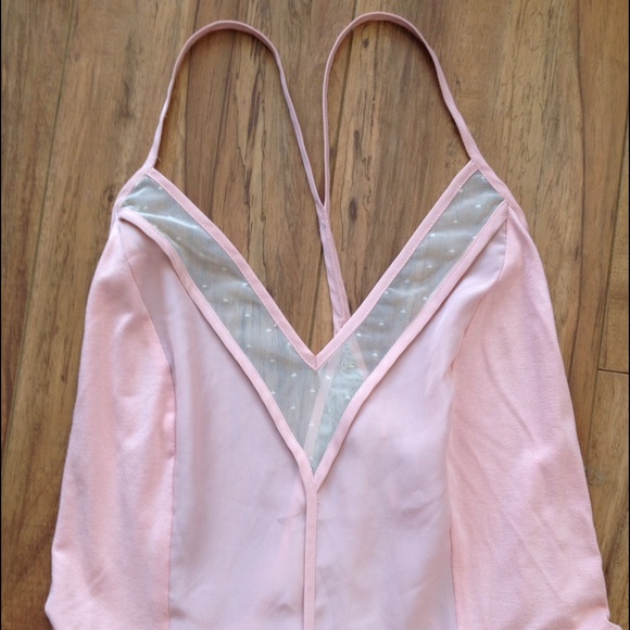 🚫SOLD🚫 Urban Outfitters Knit Mix Racerback Dress - Picture 3 of 4