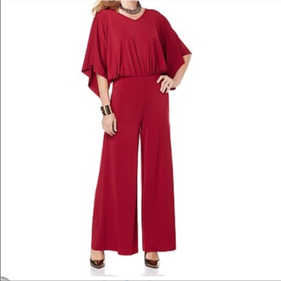 Kyle Richard jump suit cranberry size xs - Picture 1 of 2