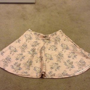 Floral circle skirt