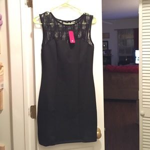Black cocktail dress