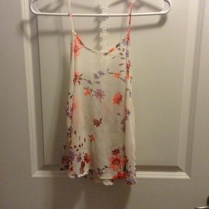 Floral tank top