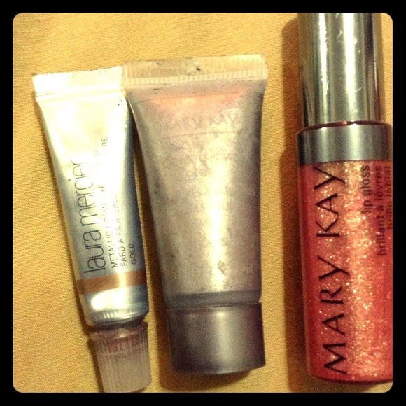 All like new!! 2 Mary Kay one Laura Mercier shadow