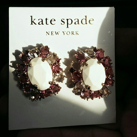🚫SOLD🚫 Kate Spade Garden bed gem statement studs