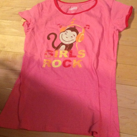 Girls rock shirt