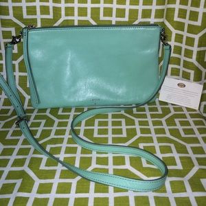 Fossil Sydney top zip cross body.
