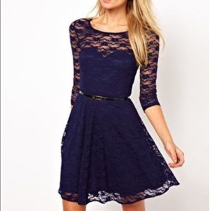 blue Asos dress