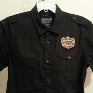 American rag brand new black short sleeve shirt