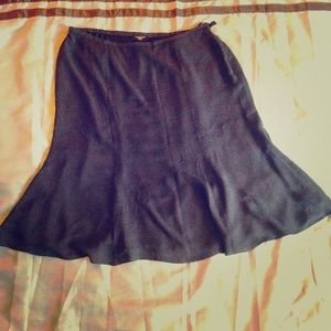 Talbots polka dot long skirt