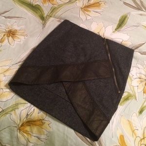 Black and grey skirt