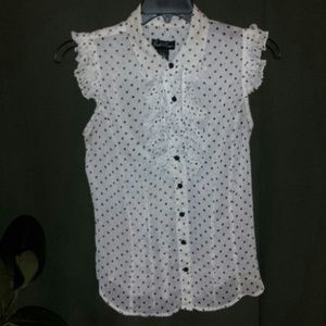 Sheer Polka Dot Summer Time Top