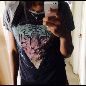 Tiger Galaxy Baseball Tee