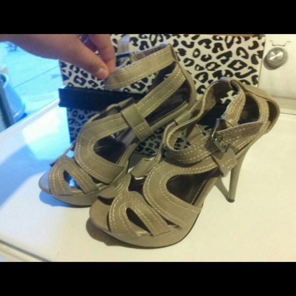 Gray High Heels
