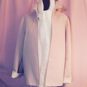 Pink Wool jacket. Reversible