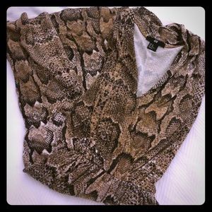 H&M leopard print dress XS (like wrap dress)