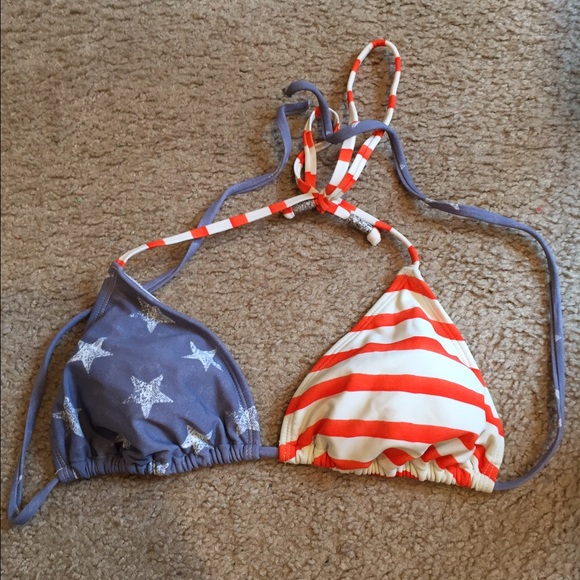 American flag bikini top