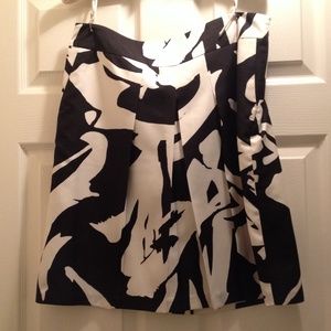 Black and white skirt