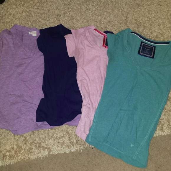 Forever 21 and american eagle tshirts