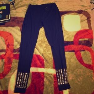 Studded leggings