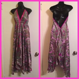 Silk handkerchief dress