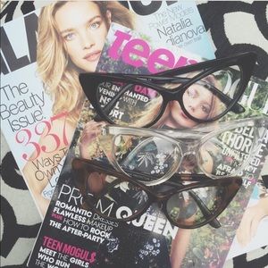 Vintage Cat Eye Glasses (3 pairs)