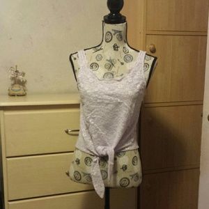 Victoria's Secret Tops - Victoria's Secret Lilac lace top Victoria's Secret Tops - Victoria's Secret Lilac lace top