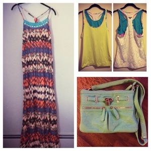 Dress, Workout Top & Purse Bundle