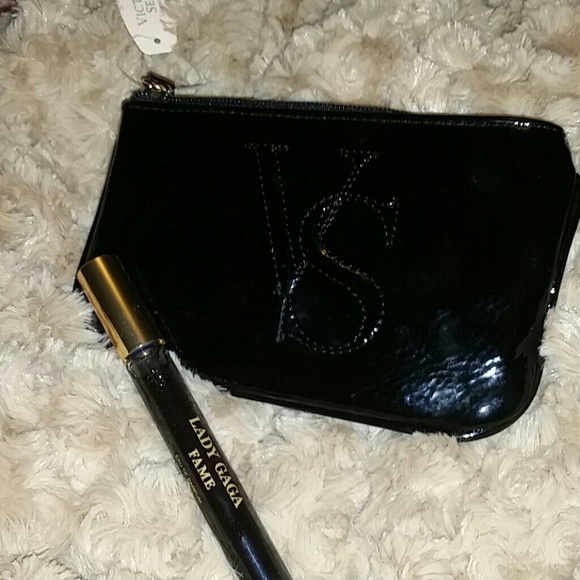Bundle!!!Vs  pouch and lady Gaga scent roller new!
