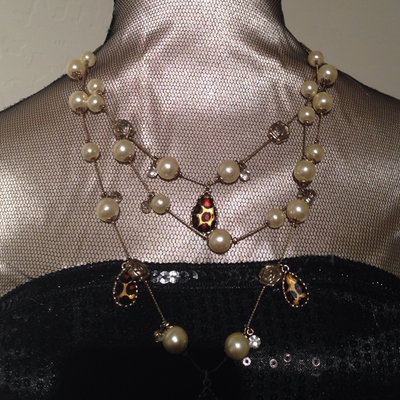 Betsey Johnson Pearl Necklace