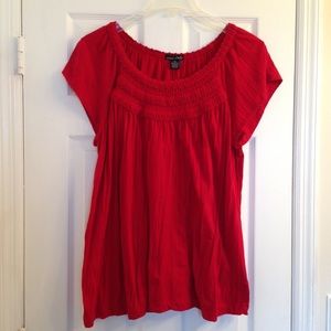 Woman's red xxl shirt
