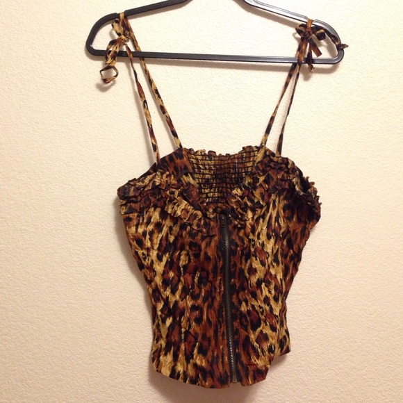 Urban Outfitters cheetah print top
