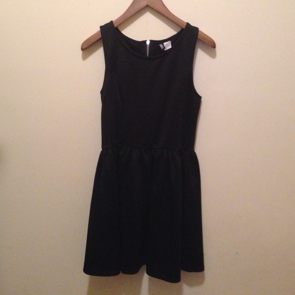 Black skater dress