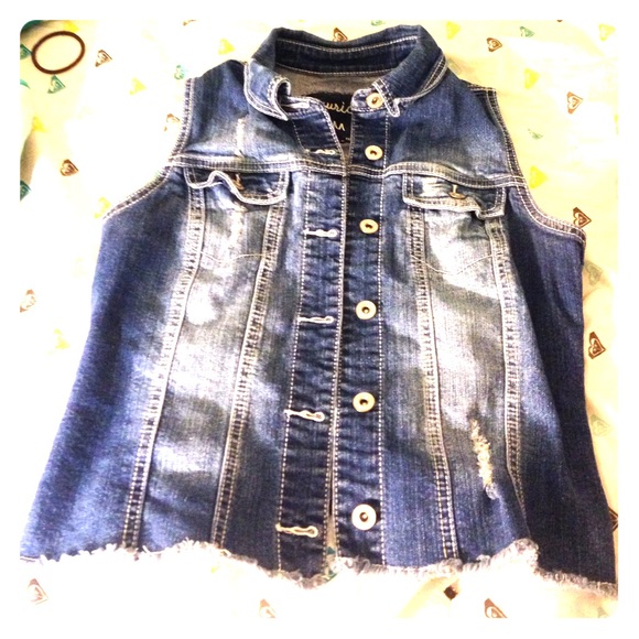 Denim vest