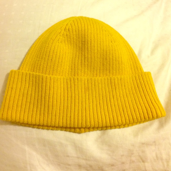 Yellow beanie