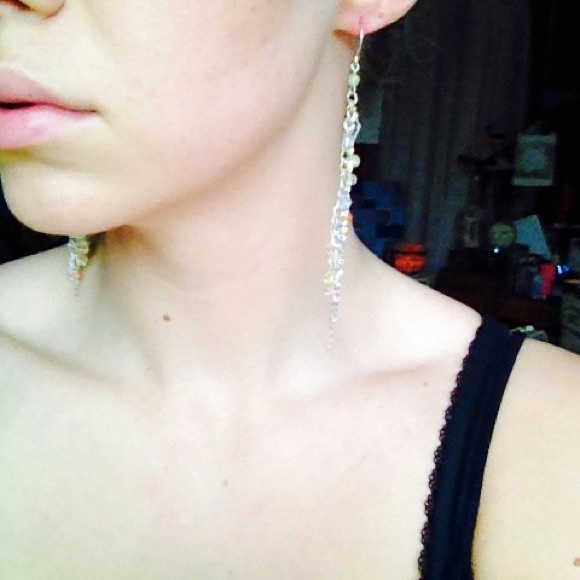 2-inch colorful dangly earrings - Picture 1 of 3