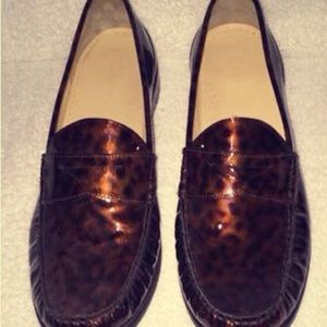 Cole Haan Leopard Loafers