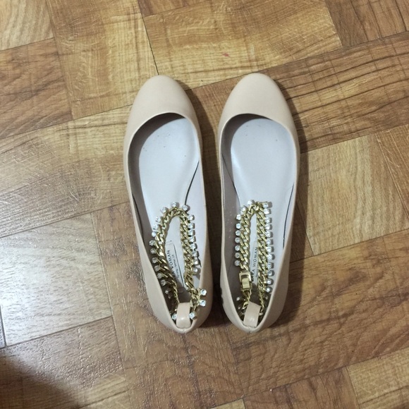 Zara flats with ankle straps