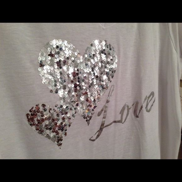 NWT Lane Bryant Love sequin shirt Sz 26/28