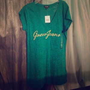 Guess vneck (emeraldGreen)