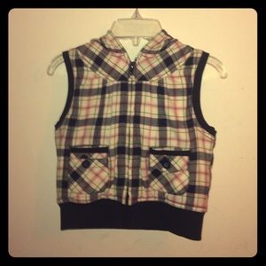 Kid's Sleeveless zip up jacket