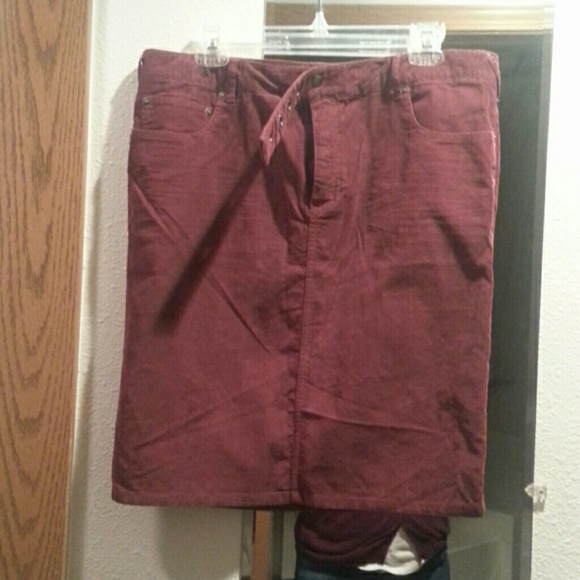 Corduroy Skirt