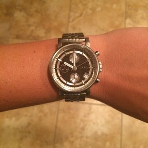 Women's Fossil Boyfriend style chronograph watch