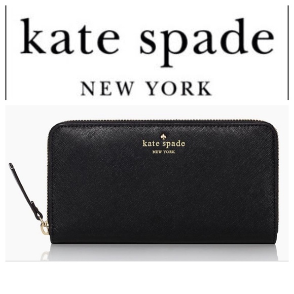 Kate Spade Black Wallet - Cedar Street Lacey